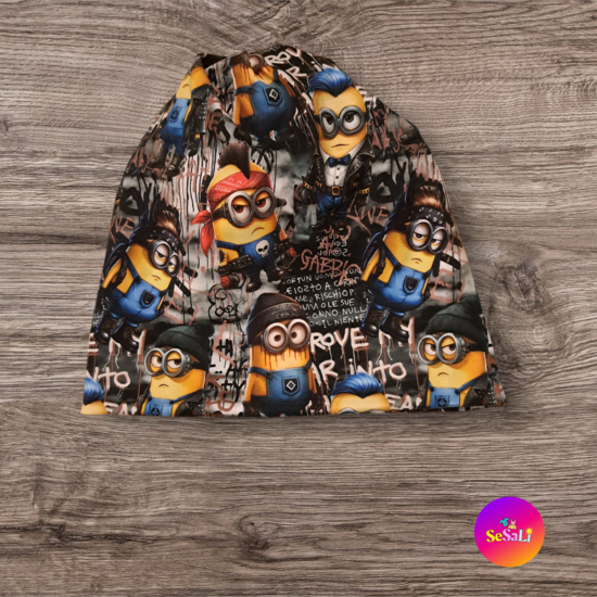 Minionidega laste müts